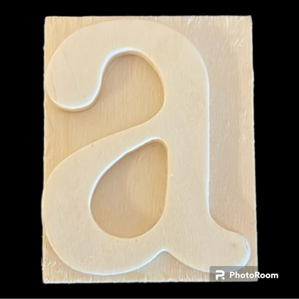 NWOT | Letter Block | Wood | a